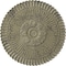 Ekena Millwork Nexus Ceiling Medallion (Fits Canopies up to 2 3/4"), 30"OD x 1 1/4"P, Castle Stone Crackle CM30NECSC - alternate 1